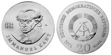DDR 20 MARK IMMANUEL KANT 1974  BANKFRISCH