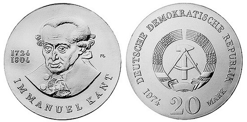 Ddr mark immanuel kant 1974 - mark,