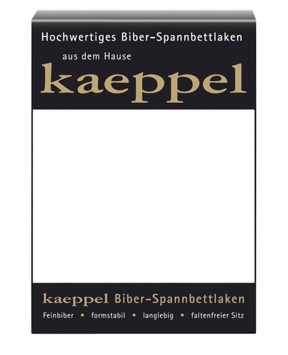 Biber spannbettlaken 100 - biber, 100%