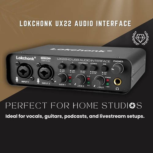 Lokchonk usb audio interface - audio,
