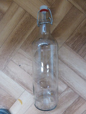 4 x Bügelverschlussflaschen, Glasflaschen 1 Liter