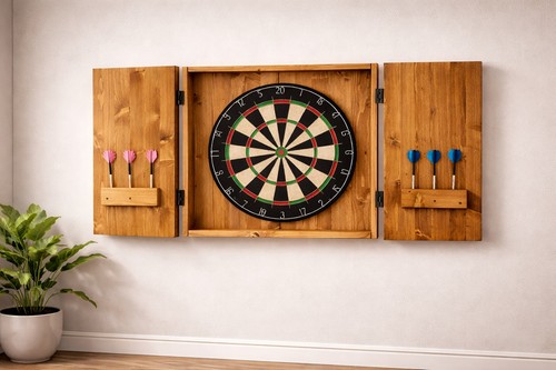 Dartschrank mit dartscheibe - dartschrank,