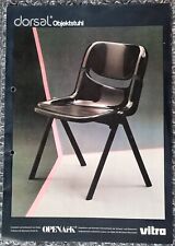 Emilio Ambasz + Giancarlo Piretti Dorsal Objektstuhl. Vitra Prospekt 80er Jahre.
