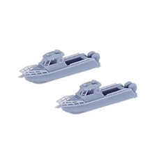 Outland Models Eisenbahnlandschaft K��stenwache Patrouillenboot Set 1:220 Spur Z