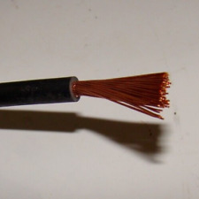 H07V-K 6mm²  10 Meter  schwarz   flexibler Kupferdraht ; Verdrahtungsleitung