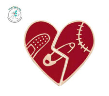 Anstecker Herzhälften Partner Herz Liebe Love Treue Glücksbringer Geschenkidee