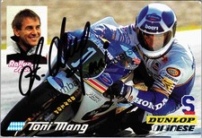 Original Autogramm Toni Mang /// Autograph signiert signed signee Mang, Toni :