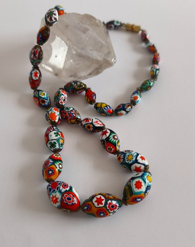 Kette muranoglas millefiori - kette,