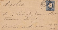 Portugal: 1888: Brief nach