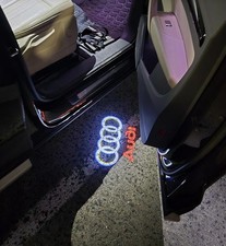 2 Stück kompatibel mit Autotür Licht Projektor für AUDl-LED-Einstiegsbeleuchtung