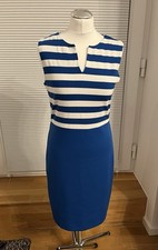 ✨ Esprit Etuikleid Gr. M Blau Weiß gestreift | neu | Damen Kleid Sommer