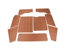 Innenverkleidungen Türpappen Set 9-Teilig für VW Bus Bulli T3 Hellbraun 08/85-92