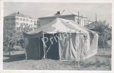 Foto WK II Wehrmacht Zelt Lager Quartier Tarn L1.22