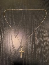Neu 925 Silber Kreuz Anhänger mit Kette ab 1€ Euro Set für Sie und Ihn Unisex 1A