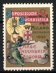 Reklamemarke milano 1895 - reklamemarke,