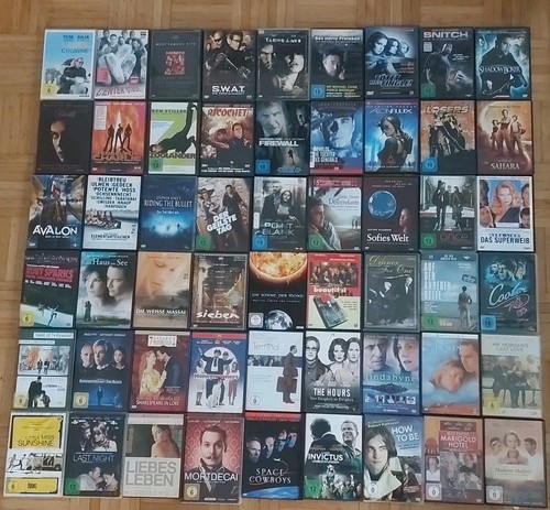 Dvd sammlung alle genres - x,