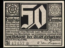 Notgeld Erfurt 1921, 50