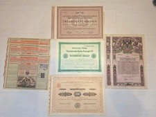 Konvolut hist. Wertpapiere