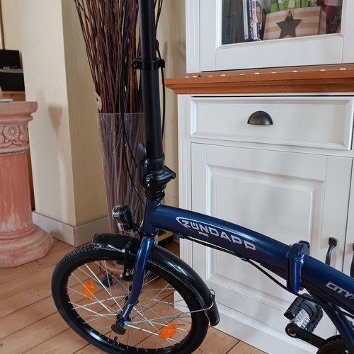 Zündapp zf20 faltfahrrad - faltfahrrad, blau