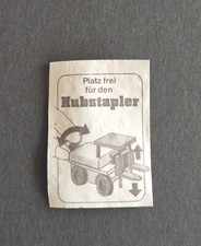 Beipackzettel - Spielwelt Hafen Platz frei für den Hubstapler  Original