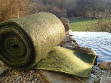 Ufermatte je Laufmeter Bewuchsmatte Schutz für Teichfolie Teichrand Teichfolie