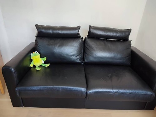 Leder sofa schlaf couch mit - leder,