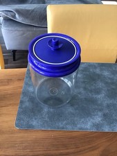 Tupperware Panorama 2,4 L Kaffeedose Bonbonglas Keksdose Vakuumdeckel Blau