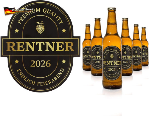 Rentner geschenk set - rentner, premium
