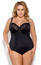 Damen  Hosenkorselett Body Shapewear mit Bügel Gorsenia K356 große Größen 