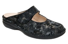 Finn Comfort Stanford Diva Nero Clogs Pantoletten Leder NEU
