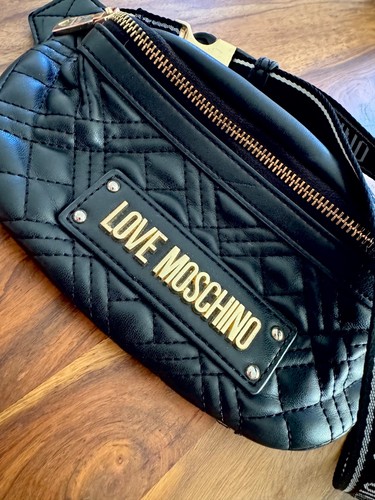 Moschino gürteltasche schwarz - gürteltasche,