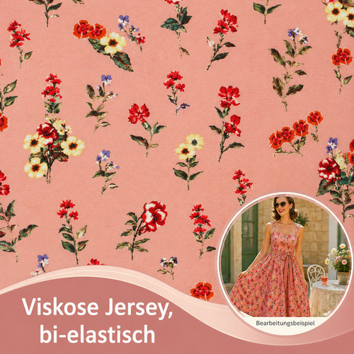 Viskose jersey 100x150cm - jersey,