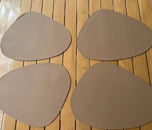 Tischset kunstleder optik - tischset,