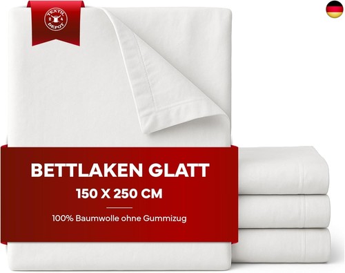 Bettlaken 150 250 glatt - bettlaken,