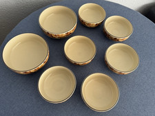 Rosenthal Studio Line Terra Prato 6 kleine und 2 mittelgroße Schalen 70er Jahre