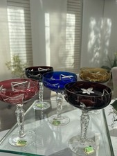 5 seltene  Champagnerschalen