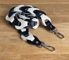 Wechselgurt Taschengurt Schultergurt Schwarz Beige Tragegurt Leder Damen