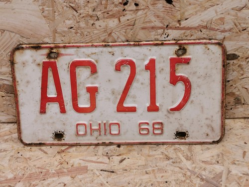 Altes nummernschild usa ohio - altes,