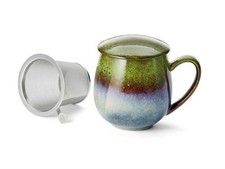 Saara hellgrün teetasse mit - hellgrün,