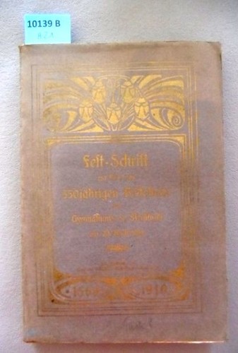 Festschrift zur feier des - zur,