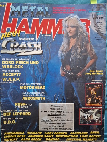 Metal hammer 1987 - metal, #11/