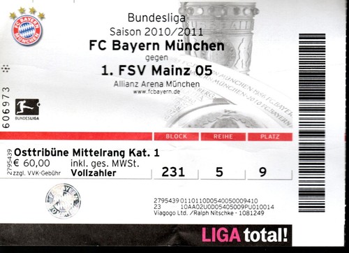 Fussball ticket bayern - fussball-ticket,