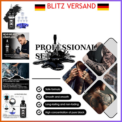Tattoo farbe schwarz 90ml - tattoo,