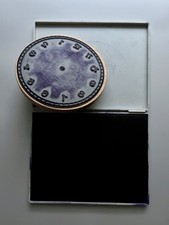 Vintage Wehrfritz Uhrenstempel / Lernuhr-Stempel mit Stempelkissen Grundschule