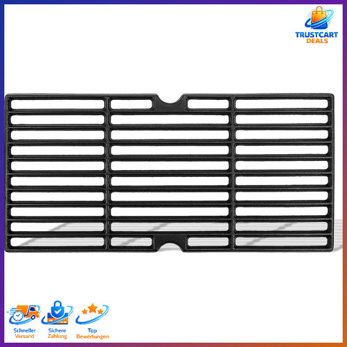 Grillrost gusseisen 43x21cm - grillrost,