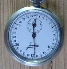 Alte Junghans Stoppuhr 29a Schnelläufer WW2 WK2 Kriegsmarine 30er Jahre LÄUFT