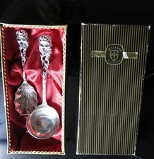 Justinus Solingen Zucker-und Sahnelöffel Set 90 g versilbert