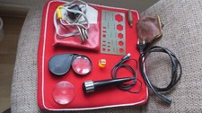 DDR Konvolut Haushalt Reisetauchsieder Lupe Brennglas RFT Mikrofon