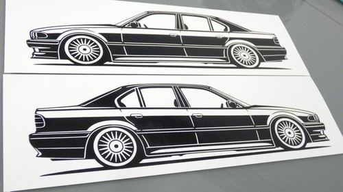 Bmw e38 alpina b12 sticker - e38,