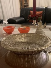 Versilberter Brotkorb – NEU